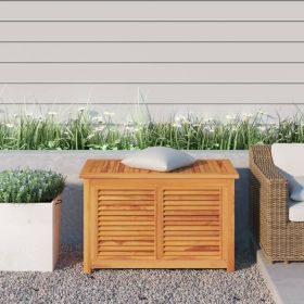 Garden Storage Box Warm teak Solid teak wood, PE