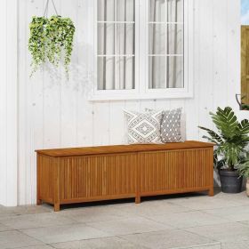 Storage Box Brown Solid acacia wood with an oil finish, polyethylene