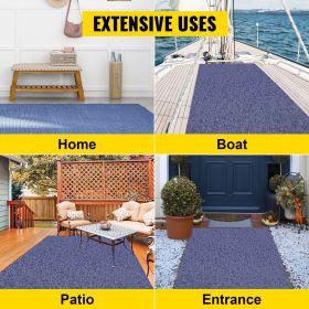 Deep Blue Marine Carpet 6 ft x 29.5 ft Marine Carpeting Marine Grade Carpet for Boats with Waterproof Back Outdoor Rug for Patio Porch Deck Garag